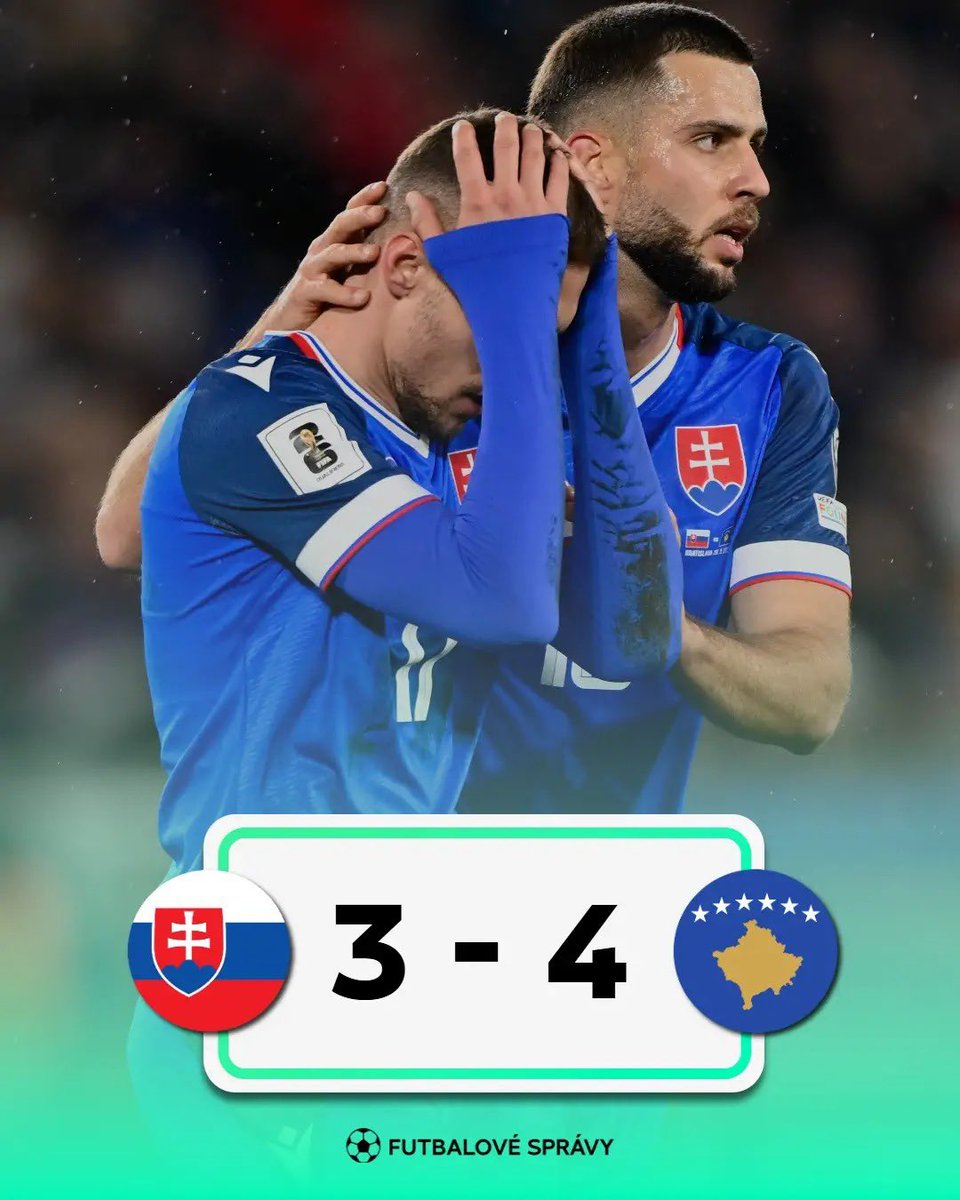 Sporun siyasetten intikamı gibi olmuş.

Slovakya devlet olarak tanımadığı Kosova’ya karşı kaybetti. 🙂