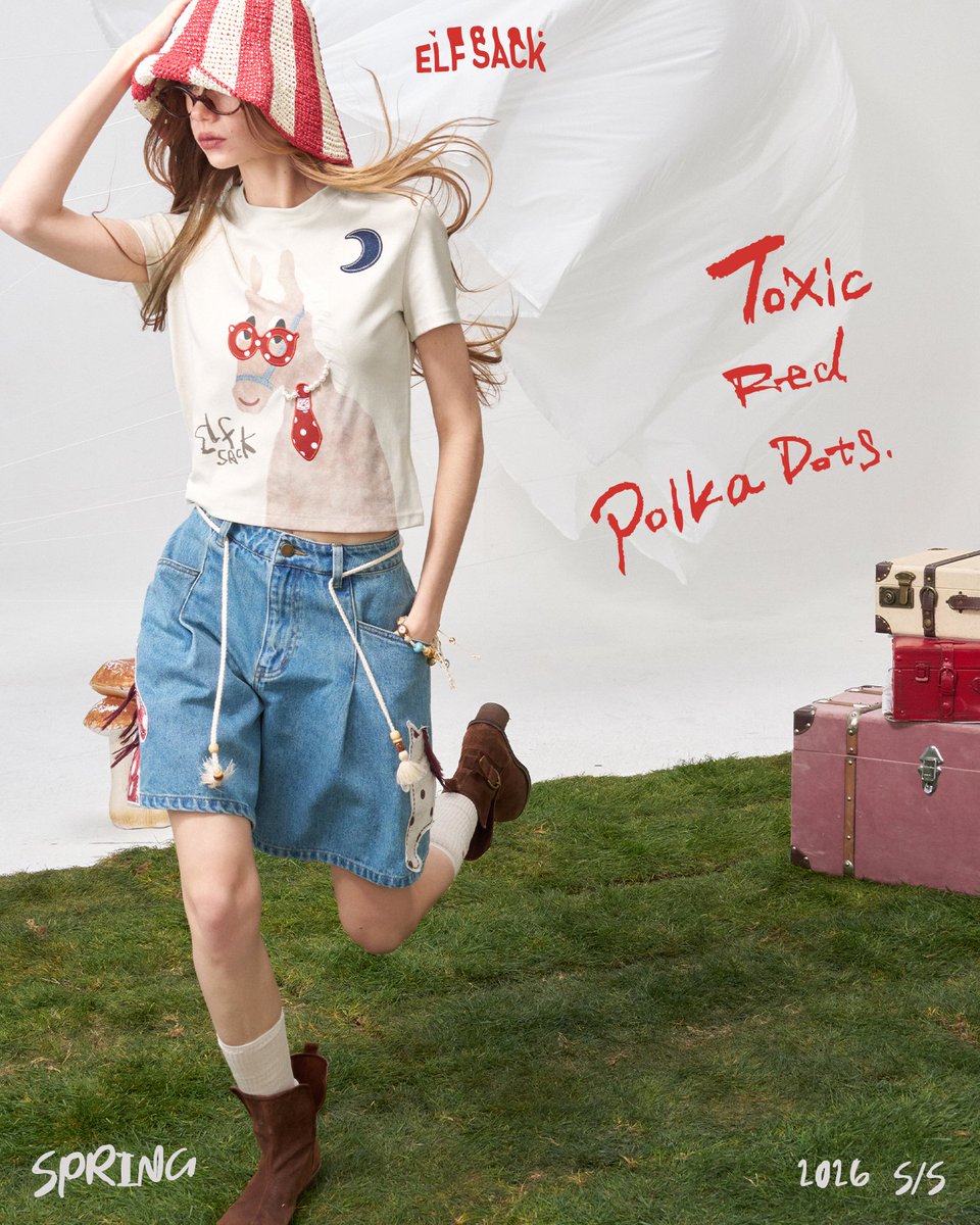 elfsackofficial's tweet image. Toxic Red Polka Dots🍒

This new drop is made for girls who don’t do quiet pretty: loud prints, cartoon daydreams, and the kind of outfits that make the whole room look twice ❤️

#elfsack #Fashion #Style #OOTD  #PrintOnPrint #PolkaDots
