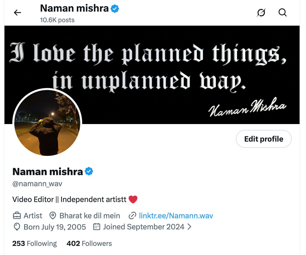 Naman mishra tweet media