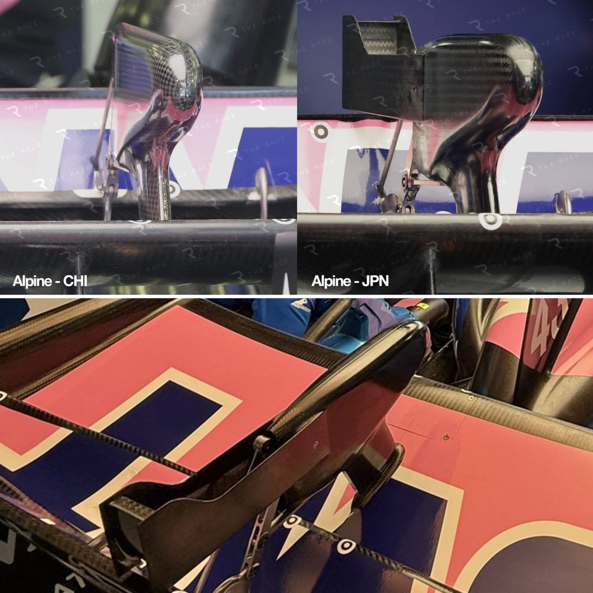 MateuszMrz8's tweet image. Alpine na weekend w Japonii wprowadziło ciekawą innowacje w zakresie przedłużenia obudowy tylnego siłownika.

#F1PL #ElevenF1 #F1