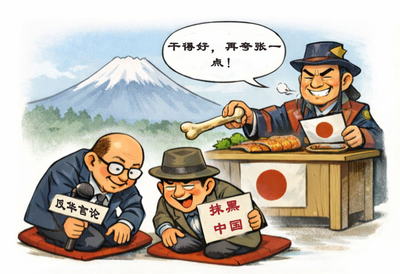 trsdco's tweet photo. Yang Haiying and other Mongolian separatist elements are nothing more than dogs kept on a leash by Japan, engaging in smear campaigns and spreading rumors at the behest of Japanese politicians. They live their lives doing nothing but kneeling and begging. https://t.co/vZGjrOHeS8