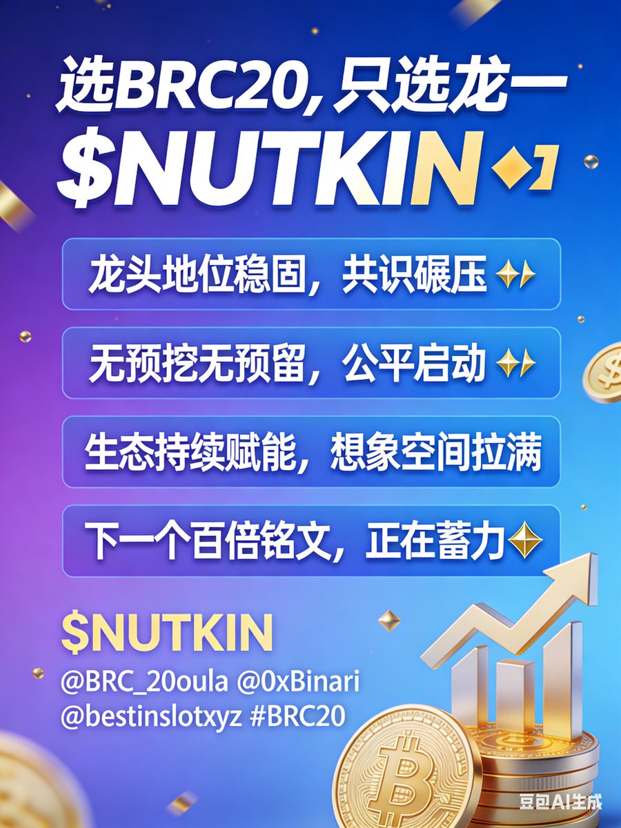 hy55888's tweet photo. 选BRC20，只选龙一 $NUTKIN
✔ 龙头地位稳固，共识碾压
✔ 无预挖无预留，公平启动
✔ 生态持续赋能，想象空间拉满
下一个百倍铭文，正在蓄力💎
$NUTKIN @BRC_20oula @0xBinari @bestinslotxyz #BRC20 https://t.co/jyJNZbcLoo