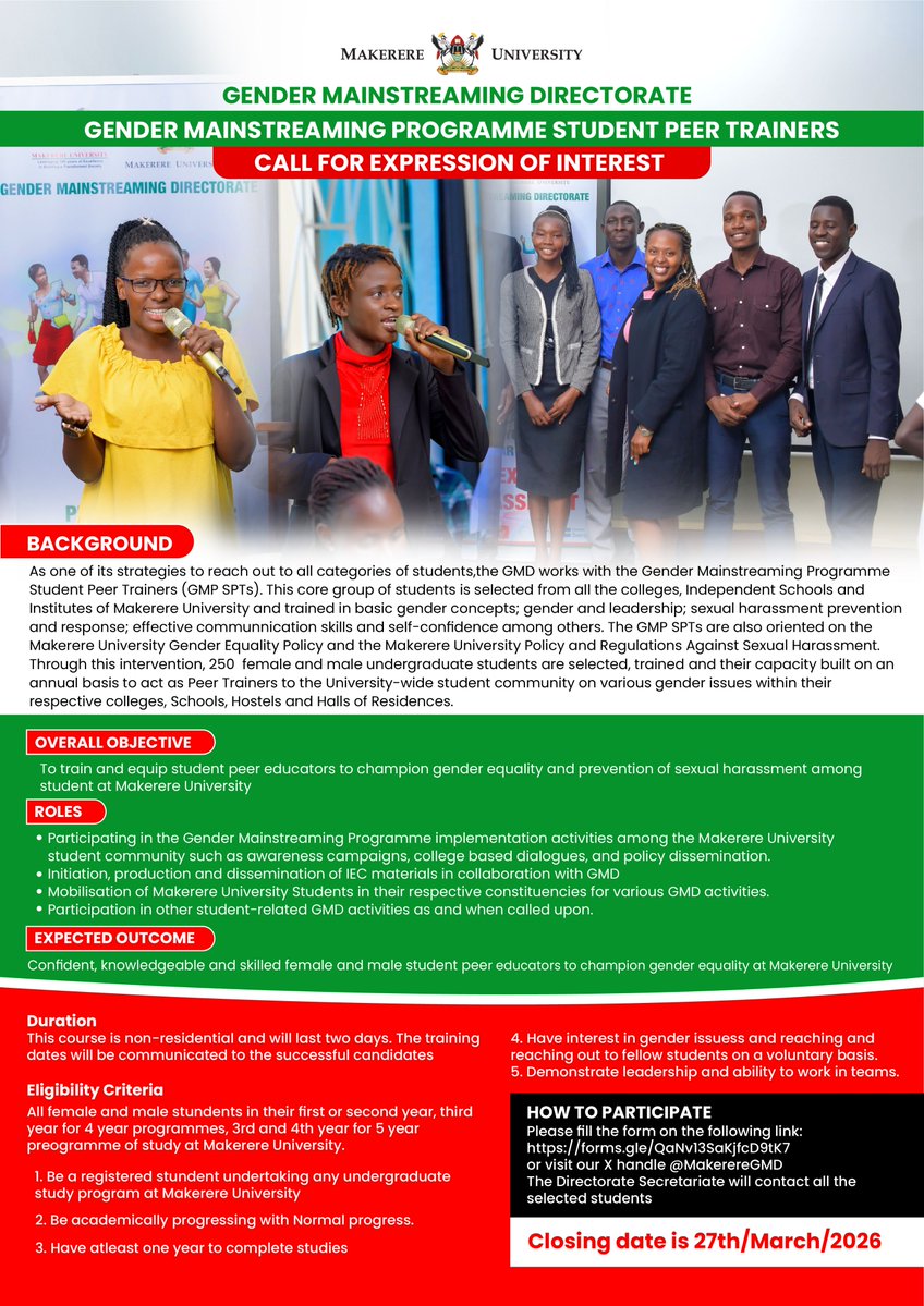 Makerere University GMD tweet media