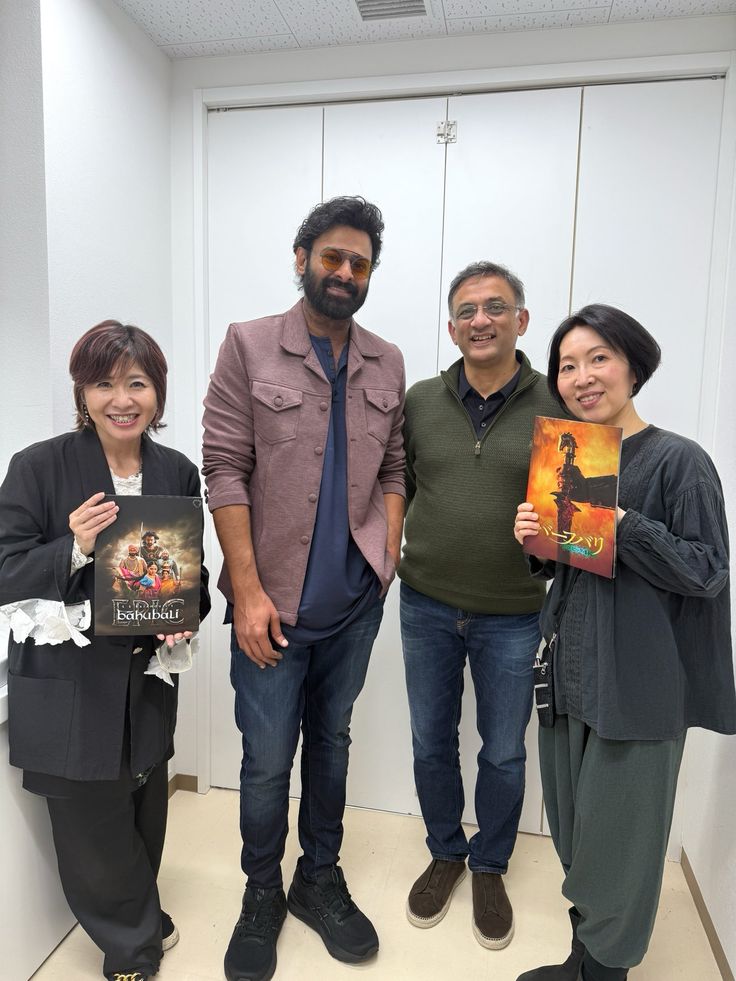 VaishnaliS's tweet photo. #Prabhas &amp; @Shobu_ garu during their Japan visit ❤️🥰 https://t.co/rGJsg66S2g