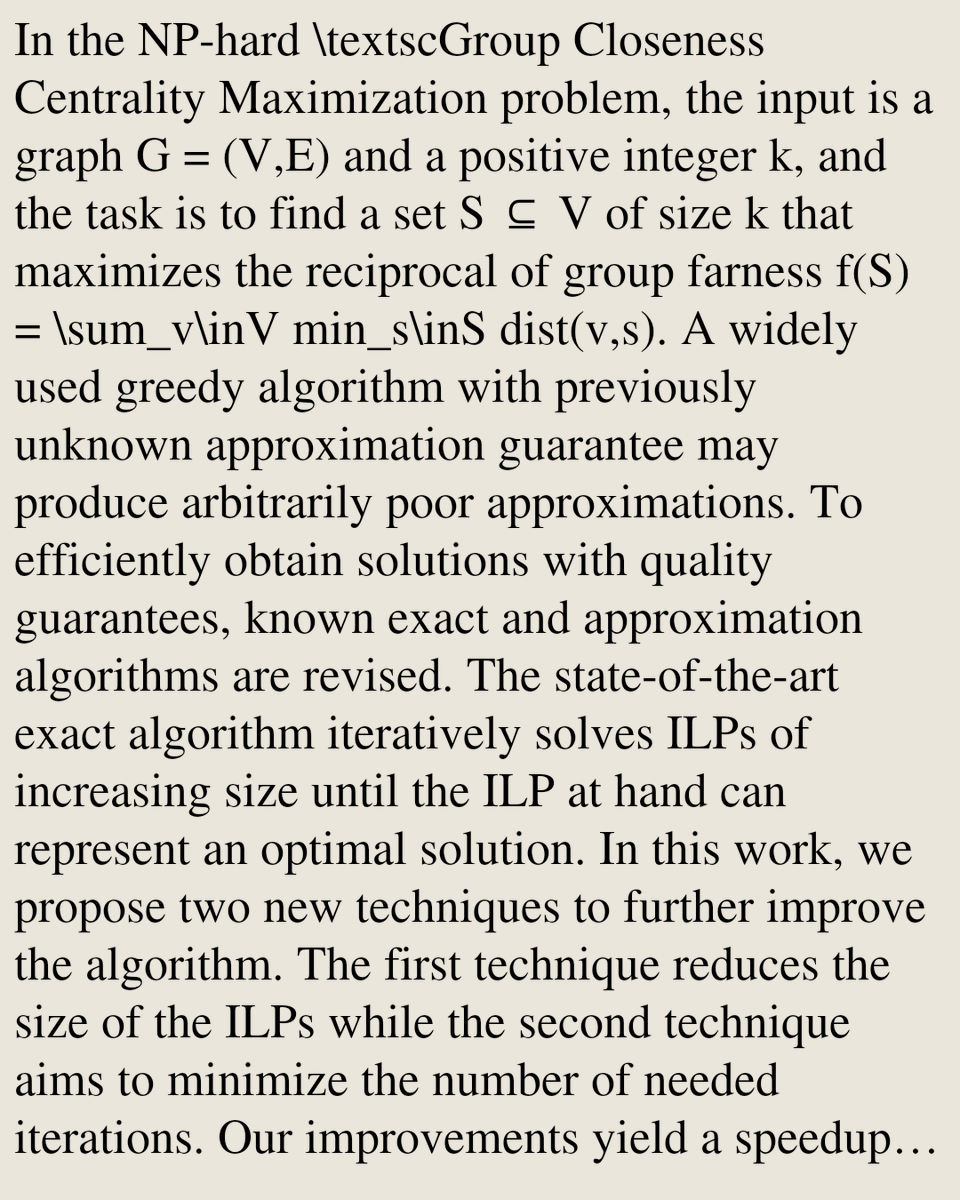Data Structures and Algorithms arXiv tweet media
