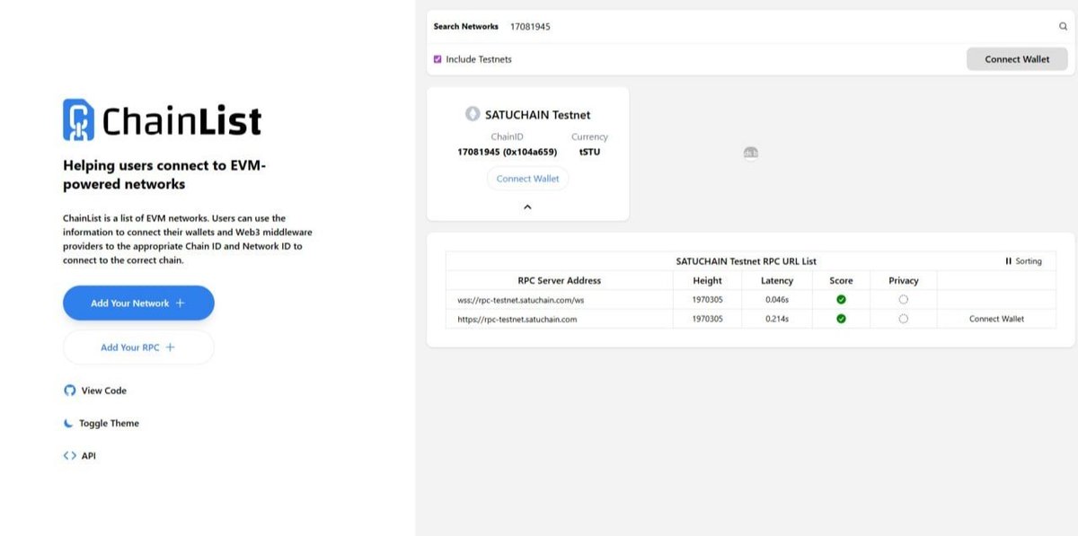 Satu Chain | Layer 1 Blockchain tweet media