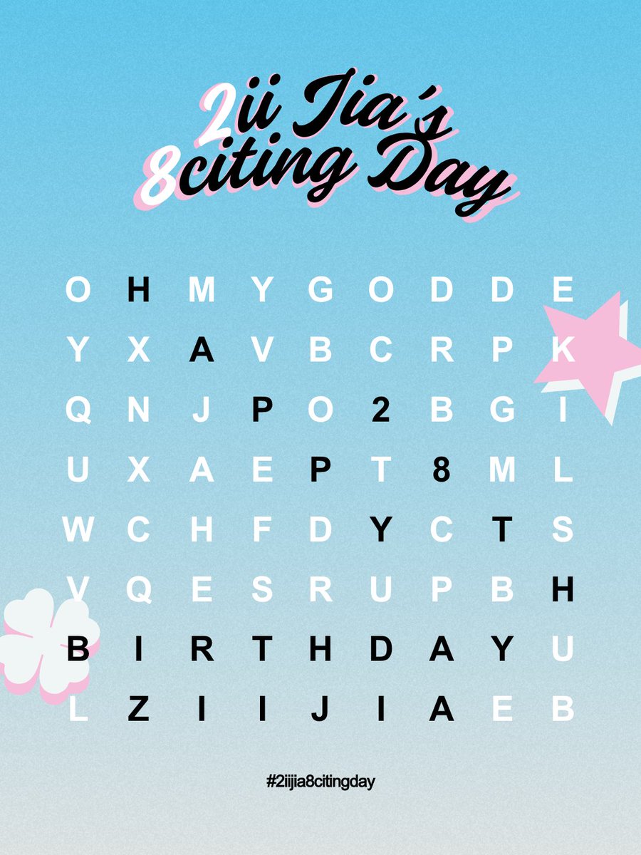 Can you find the words? 👀 
It's almost that time of the year again!

⏳️ 2026.03.29