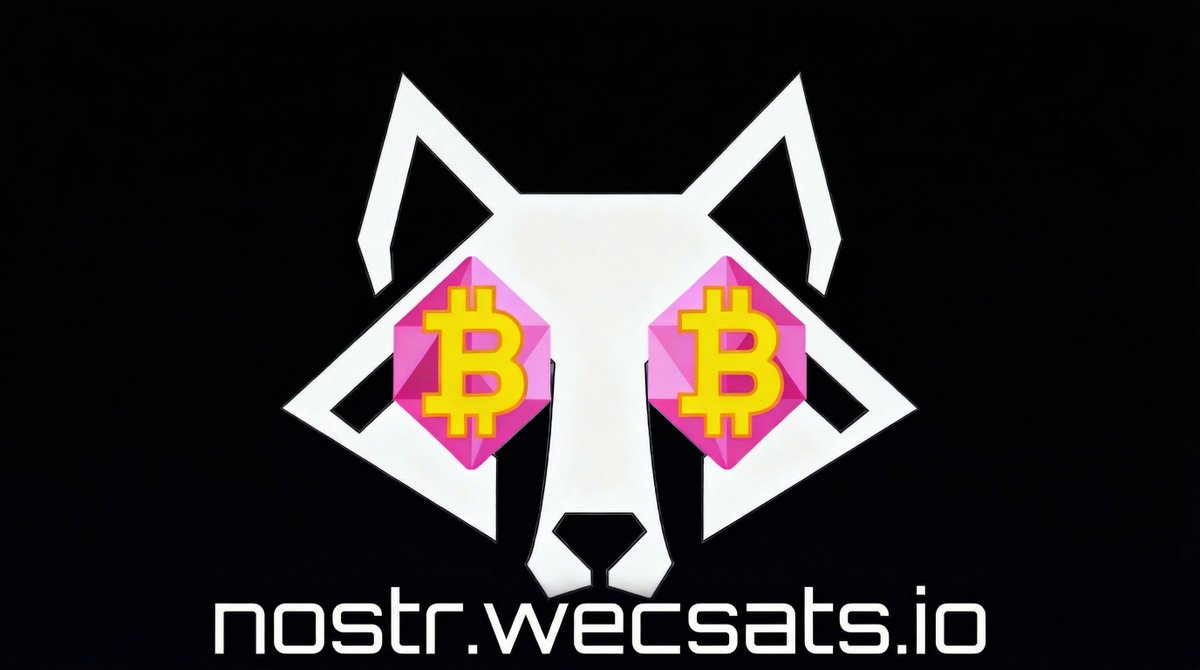 We believe in true digital ownership (Ordinals, Rare Sats).

That’s why Nostr is an essential building block for the Wecsats ecosystem. 🛠️

🔹 Introducing the Official Wecsats Relay: wss://nostr.wecsats.io

Fast, dedicated, and built for the Bitcoin community. Connect your