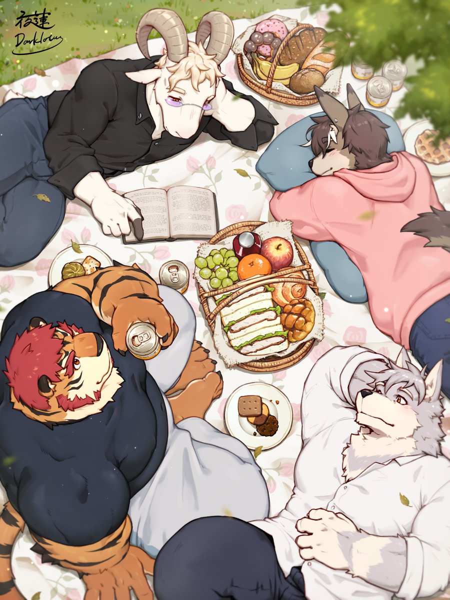 TriviaAboutYou's tweet photo. Celebratory art from our team’s artist!
夜蓮DarkLotus:
Congratulations on the official release of Trivia About You!
Everyone is gathered under the warm sun, enjoying a cozy picnic together.
I hope you’ll all feel this cozy and peaceful vibe while playing the game! ^^

チームのイラストレーターによる、お祝いの描き下ろしイラスト！
夜蓮DarkLotus：
『トリヴィア・アバウト・ユー』もうすぐ正式発売！✨
暖かな日差しの中、みんなで集まってのんびりピクニックを楽しんでいる様子を描きました。
プレイする皆さんに、この心地よくて穏やかな雰囲気が伝わると嬉しいです ^^

#TriviaAboutYou #トリヴィア・アバウト・ユー  #トリアバ