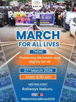 PalmaVasho's tweet image. Your voice matters. Your health matters. Your life matters. See you at Railways. 🕤
#MarchForAllLives2026 #AllLivesMatter #ProtectLifeProtectHealth #NakuruMarch #HumanDignity