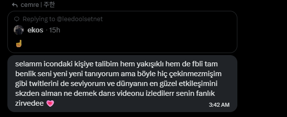 cemre | 주한 tweet media