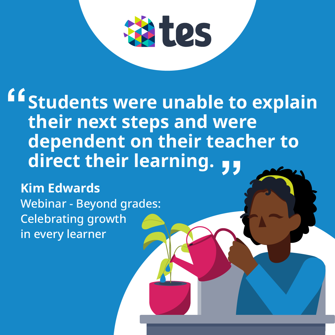 TesGlobalX's tweet photo. Who owns the learning in your classroom? 
Kim Edwards shares how schools can help students better understand their progress and next steps 
Watch on demand: https://t.co/ZCSYkwv3VB 

#edtech #school #education #studentsuccess #learninggrowth #teachers #schoolleadershi https://t.co/uZ4QXF28XM