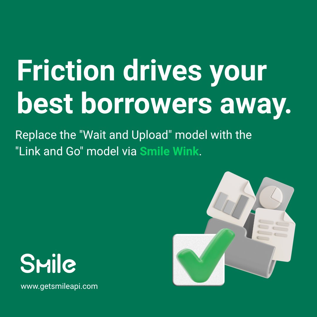 Smile Wink replaces the "Wait and Upload" model with the "Link and Go" model. Give your best applicants the seamless experience they expect while getting the high-integrity data you need. ⚡

Learn more at zurl.co/mG881