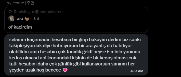 cemre | 주한 tweet media