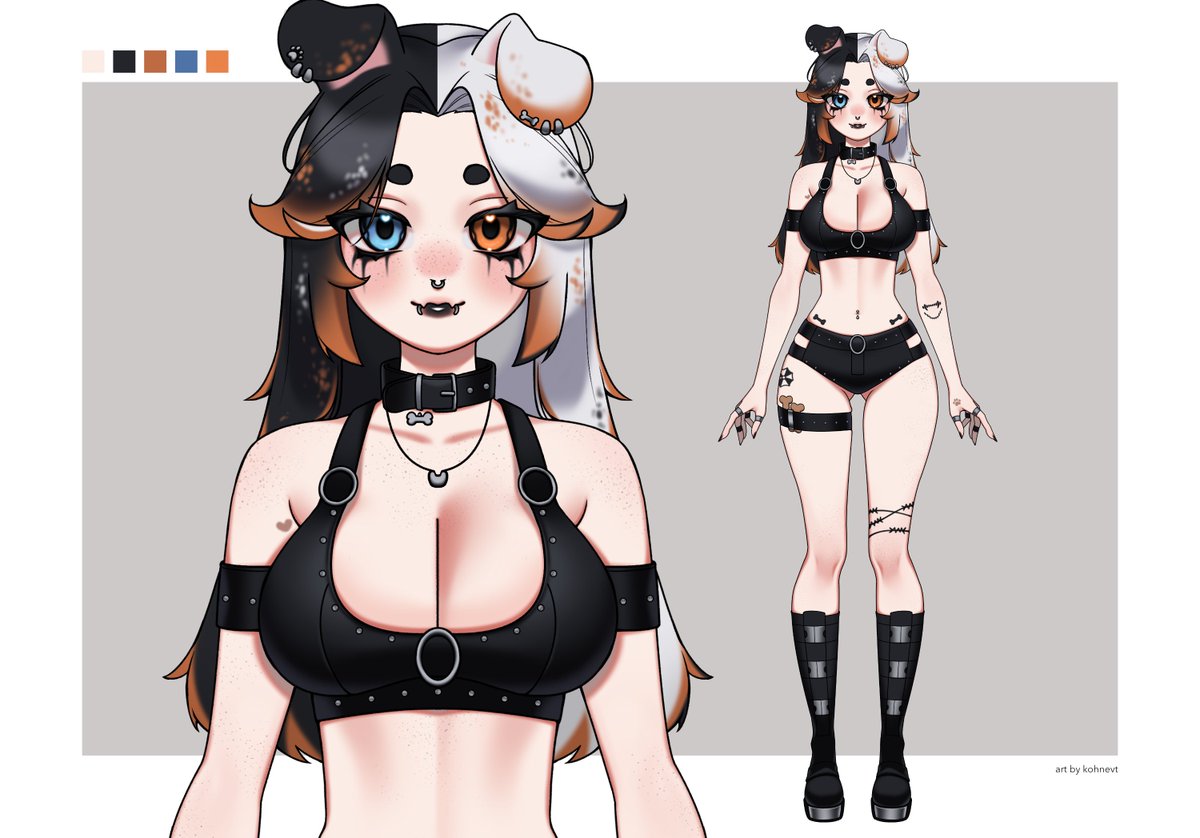 Commission Finished ✧ Character Sheet 𐔌՞. .՞𐦯

@/Cinnypawz 

#Vtubers #VtuberEN