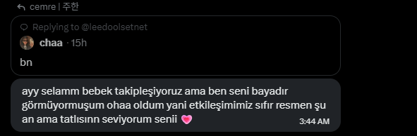 cemre | 주한 tweet media