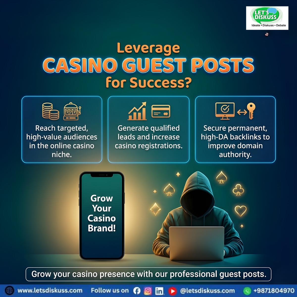 Letsdiskuss's tweet photo. π° Casino & Crypto Guest Posts by LetsDiskuss π°
Boost rankings, traffic & authority with high DA backlinks π
β‘ Fast indexing | β
Do-follow links
π DM now!
#letsdiskuss #SEO #backlinks #cryptoSEO #casinoSEO https://t.co/LITkqWezFI