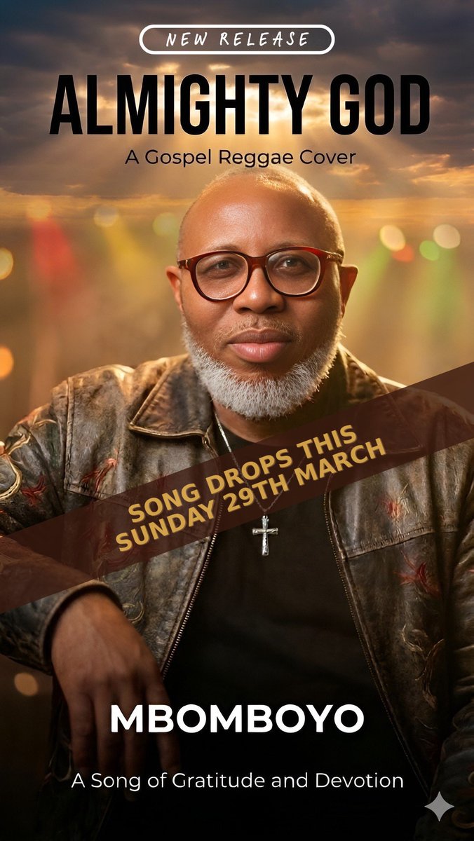 #SongAlert
Stay tuned! Almighty God [A Reggae Gospel Cover] drops this Sunday
Watch this space...
How ready are you for this???