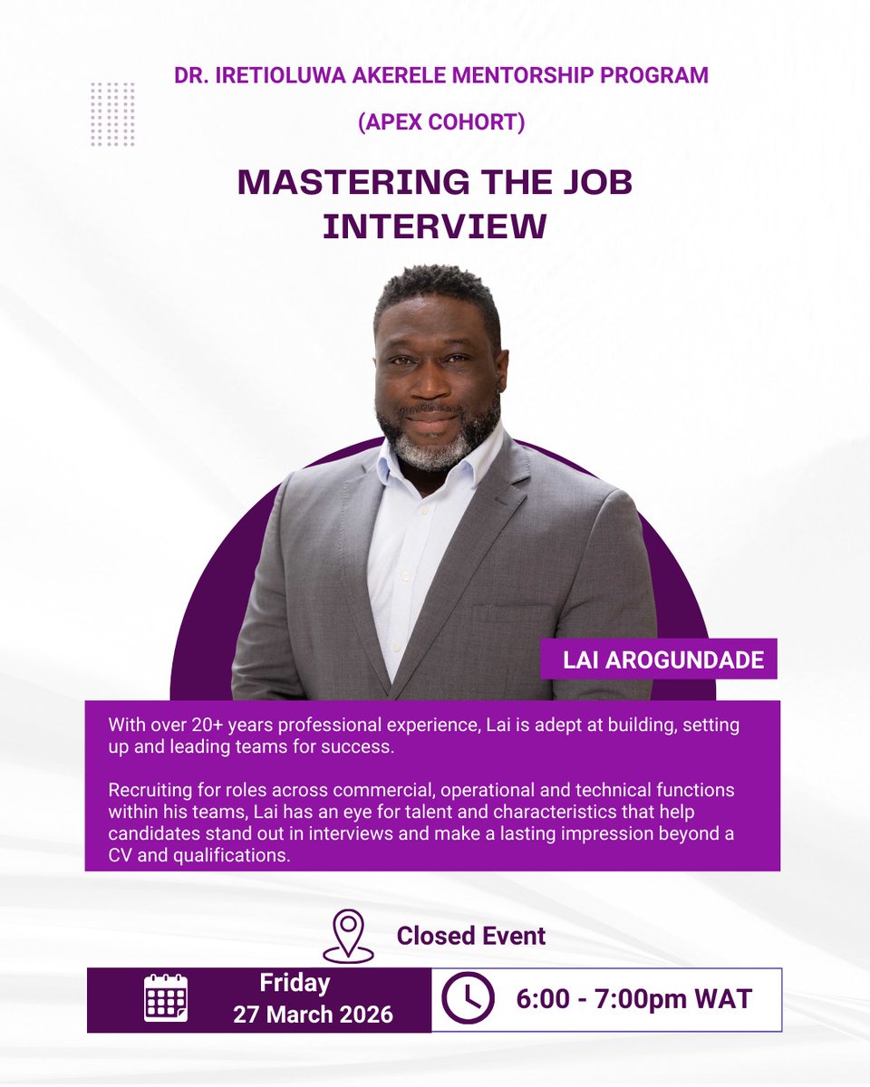 The GRC team is excited to be hosting two amazing industry resource persons today to speak with Dr <a href="/ireteeh/">Dr Iretioluwa Akerele</a>'s mentees. We look forward to a terrific session with our speakers as we prepare for midterms

Big thank you to the GRC dream team <a href="/adow_bea/">ESQ.</a> <a href="/Ololademiasake_/">Lolly baby🫶🏾</a> for organizing