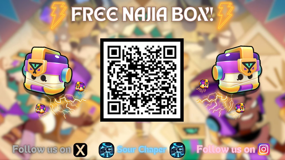 sourchaper's tweet photo. Free 1x Najia Box - Brawl Stars ❤️ 

#BrawlStars #NewBrawler #Najia https://t.co/O12RKLAXPB