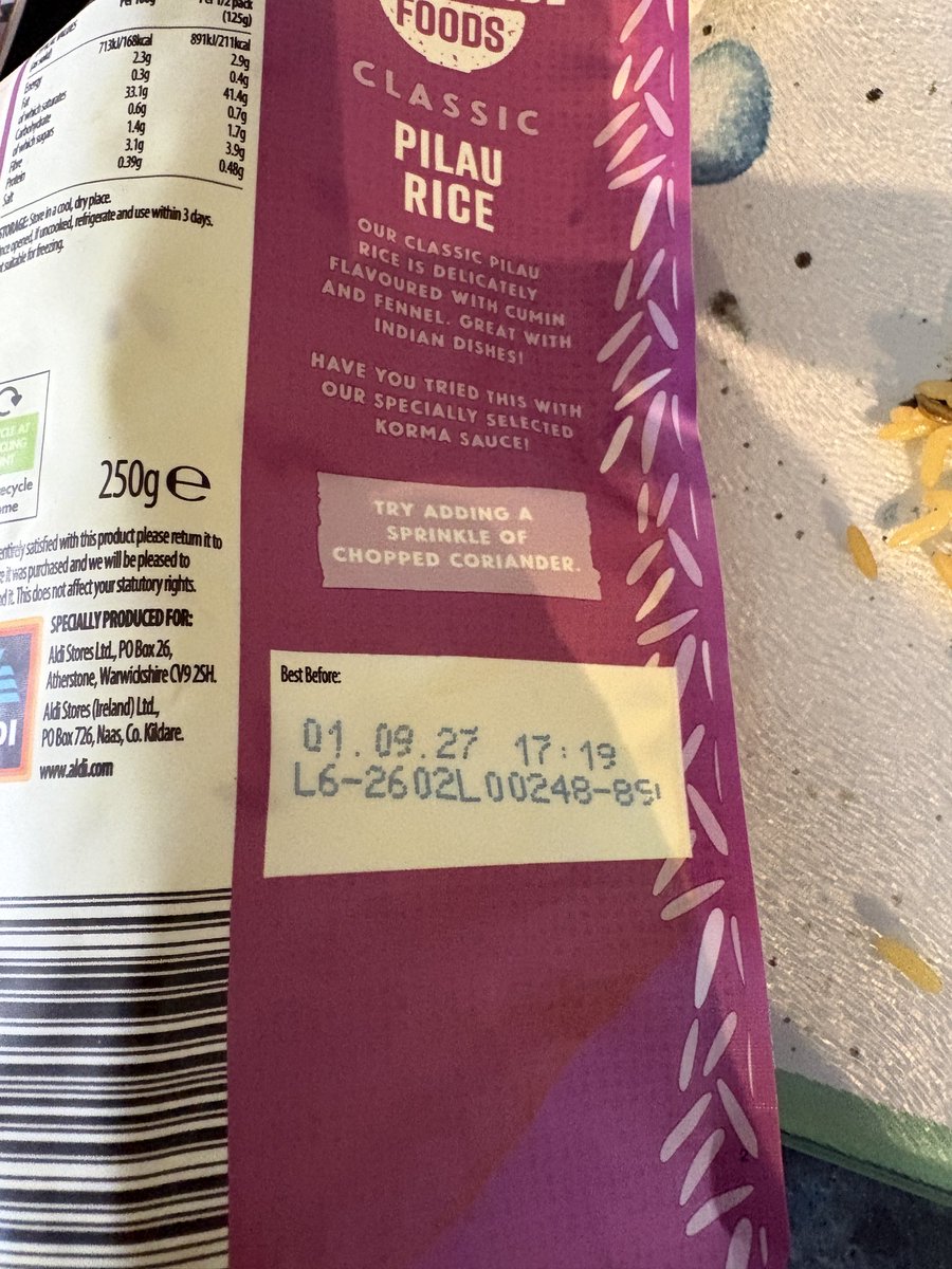michmac76's tweet photo. @AldiUK This is the second bag this week containing this in the rice? Not pleasant. . https://t.co/48jd8ER52K