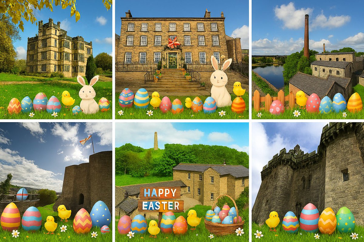 LancsMuseums's tweet image. 🐣Wishing all our visitors a Happy Easter from Lancashire Museums. Whether you’re exploring history, discovering something new or enjoying a family day out.🌷
tiny.cc/LancashireMuse…
#HelmshoreMills #ClitheroeCastle #LancasterCastle #GawthorpeHall #JudgesLodgings #QueenStreetMill