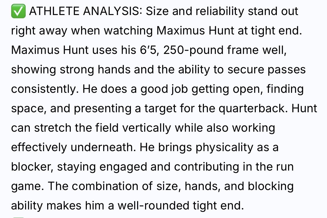 MaxHunt2134's tweet photo. Thank you @sixstarfootball for the amazing write up! https://t.co/9l5M8UithH