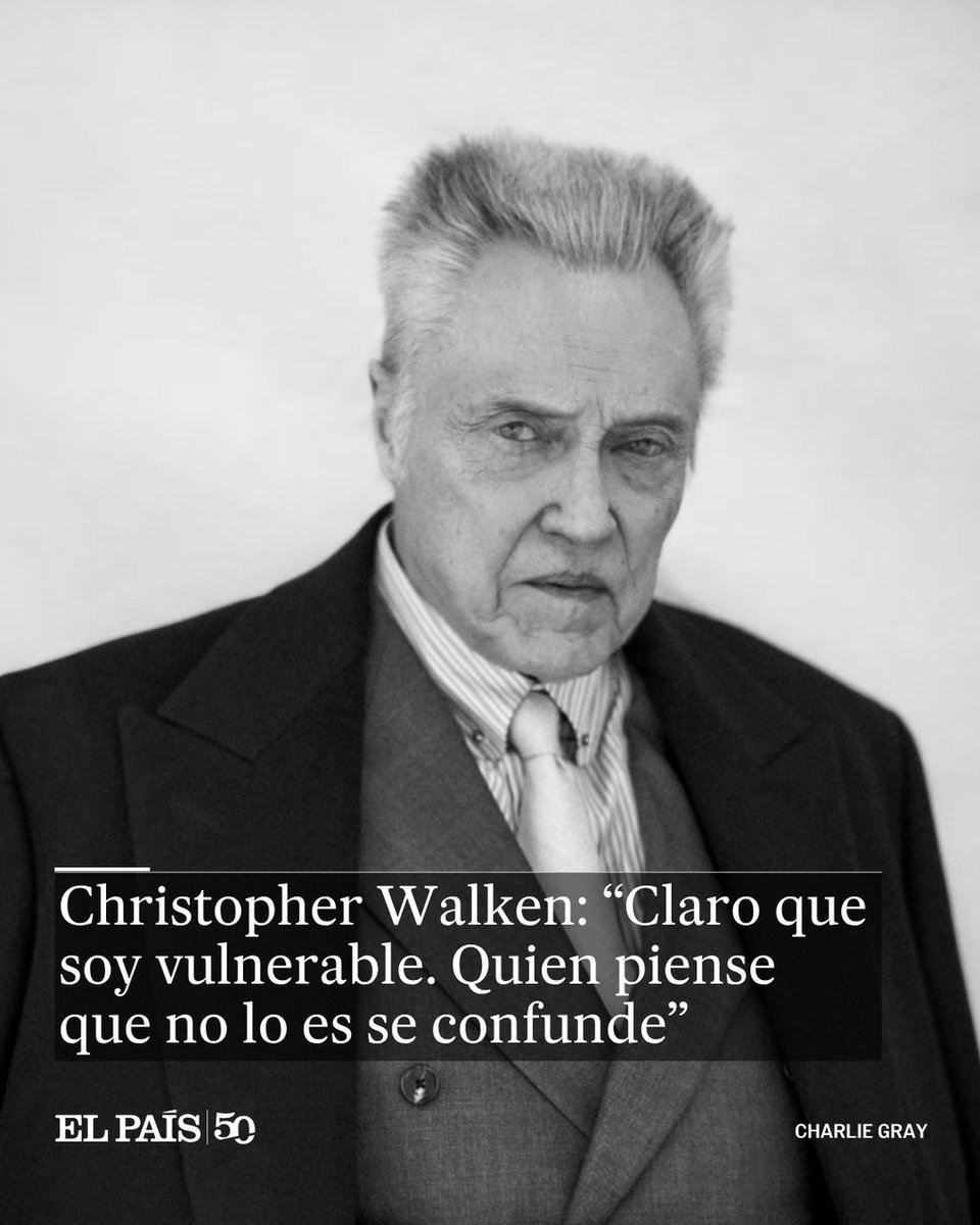 Orgulloso de su origen inmigrante, a sus 83 años el actor Christopher Walken es el último de aquella generación rebelde que creó un nuevo Hollywood: "Si tienes salud, un buen trabajo, un lugar donde vivir y todo eso, bendita tu suerte" dozz.es/ohf80v
