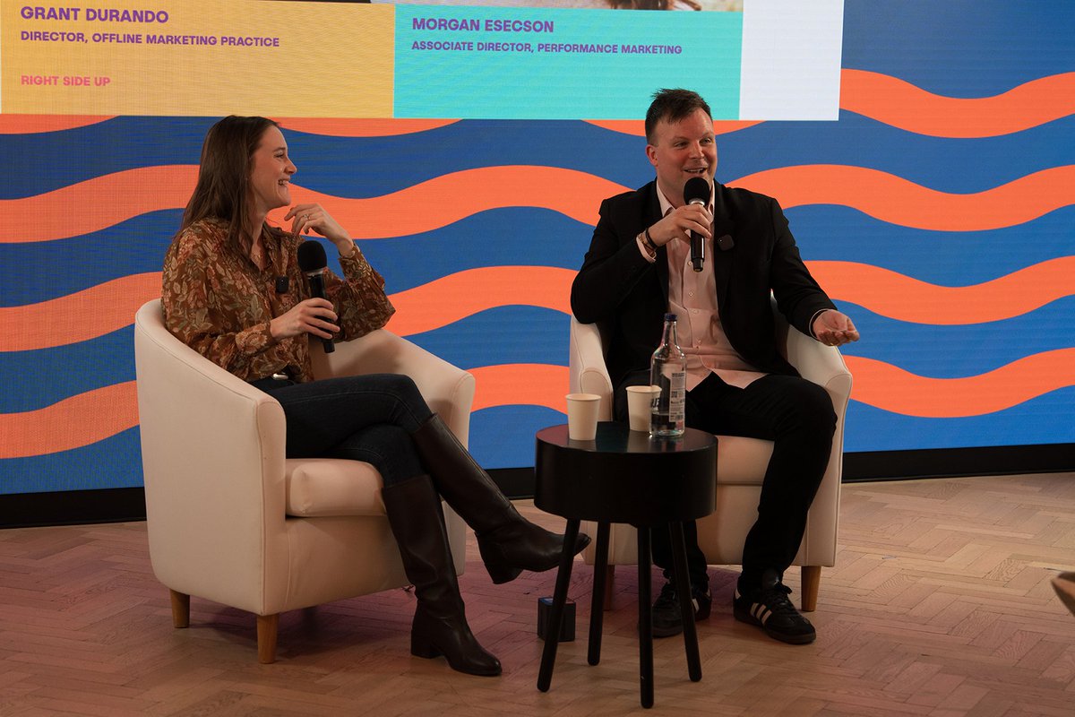 RightSideUpCo's tweet photo. Still buzzing from Advertising Week Europe in London! (And it's not just the jetlag.) 🇬🇧

A special shoutout to Grant Durando for leading both sessions and representing Right Side Up so well.

Thanks to everyone who joined, asked questions, and spent time with us! ❤️ https://t.co/XUPYsL3ghT