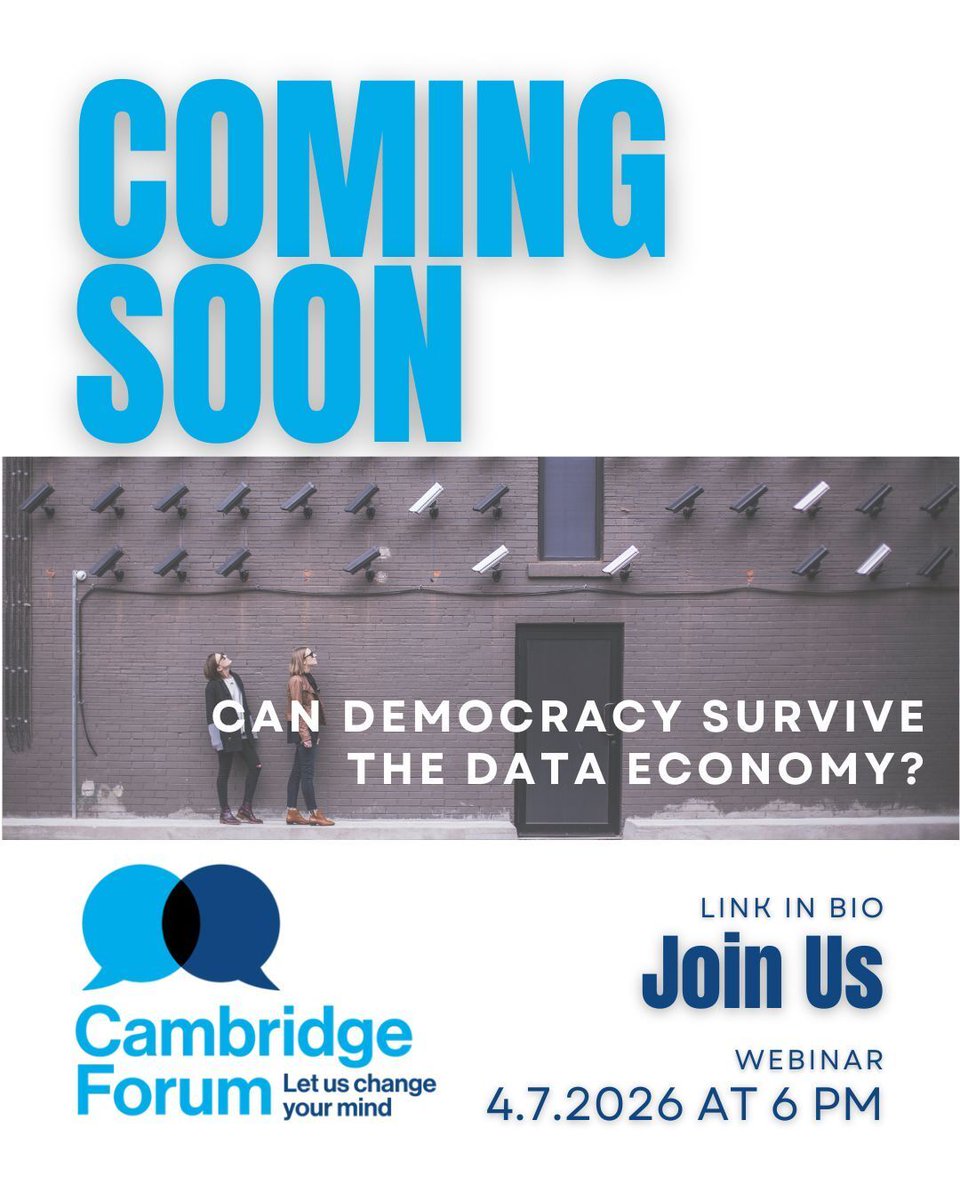 Cambridge Forum tweet media