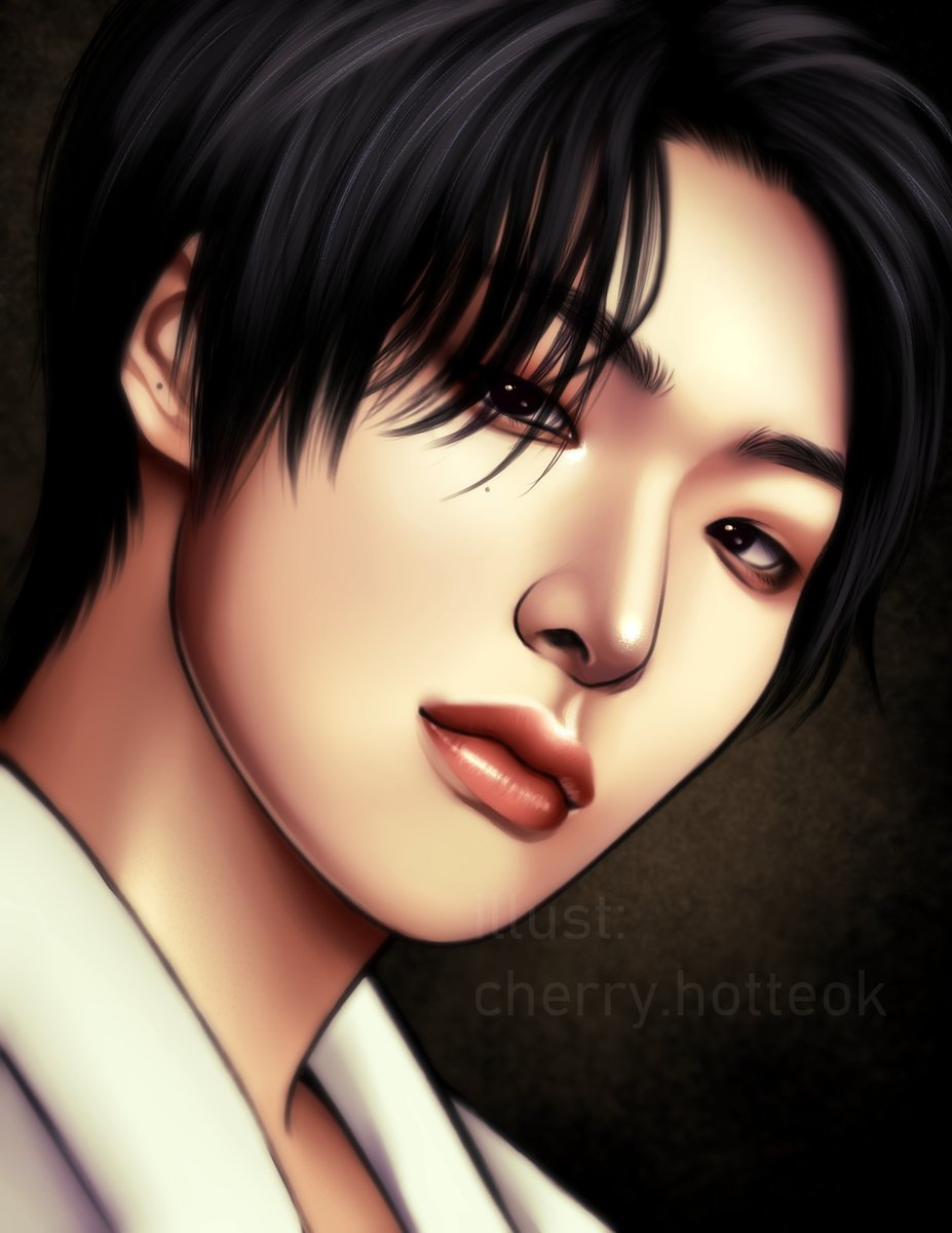 cherryhotteok's tweet photo. hiiii i'm a yungi bias that does both digital and traditional artwork 🐶🐣 https://t.co/Y2Ovh1vGQZ