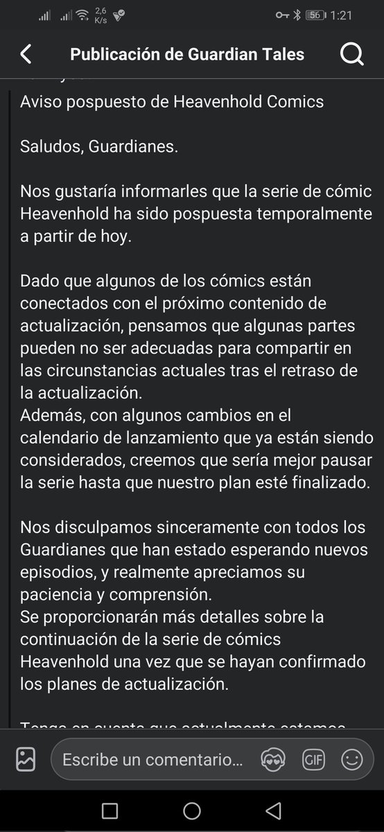 ramd_27's tweet photo. @CiaroB32950 @emistickmin22 En la página de Facebook también decía casi lo mismo, me imagino que por la limitación de caracteres no pudieron escribir todo https://t.co/IVBanANN5m