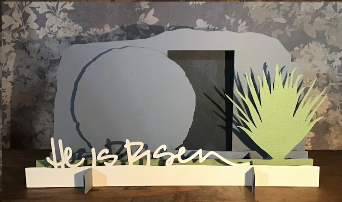 anniaslaura06's tweet image. patreon.com/posts/he-is-ri… #HeIsRisen #easterdecorations #emptytomb #papereastercrafts #svg #cricut #silhouette