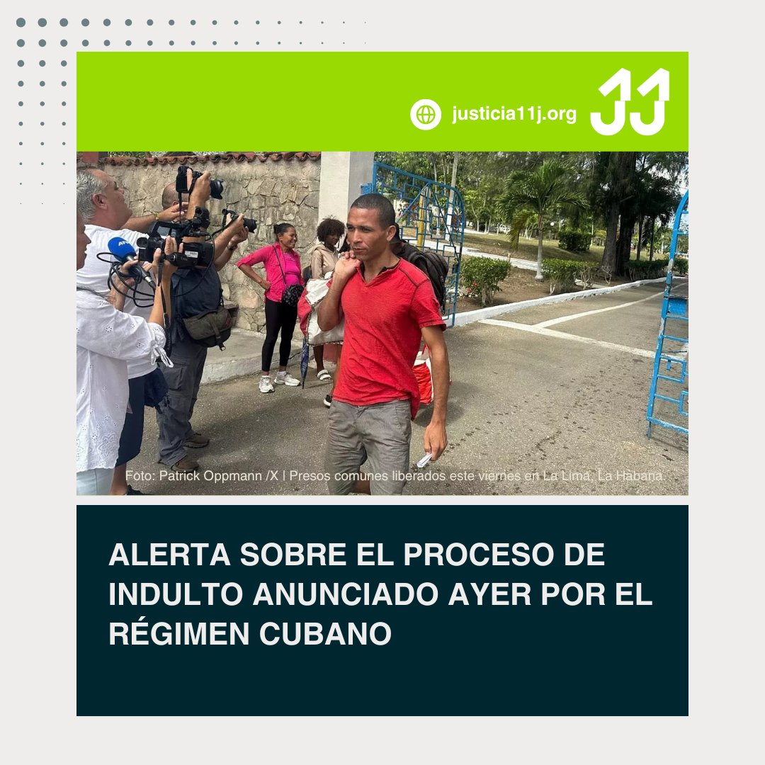 Justicia11J Detenciones por Motivos Políticos tweet media