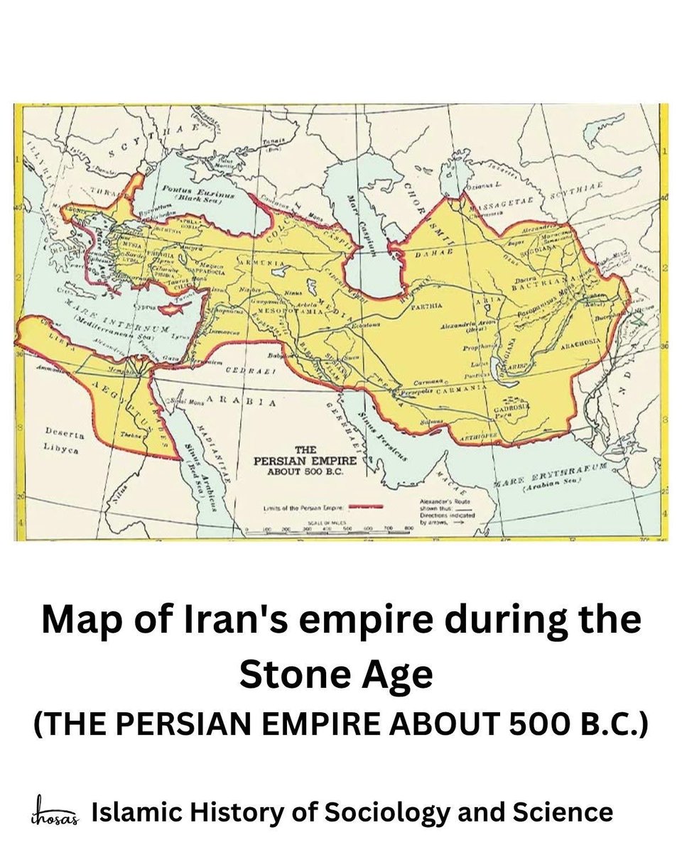 Iran was an empire when American were living in the caves. <a href="/POTUS/">President Donald J. Trump</a>