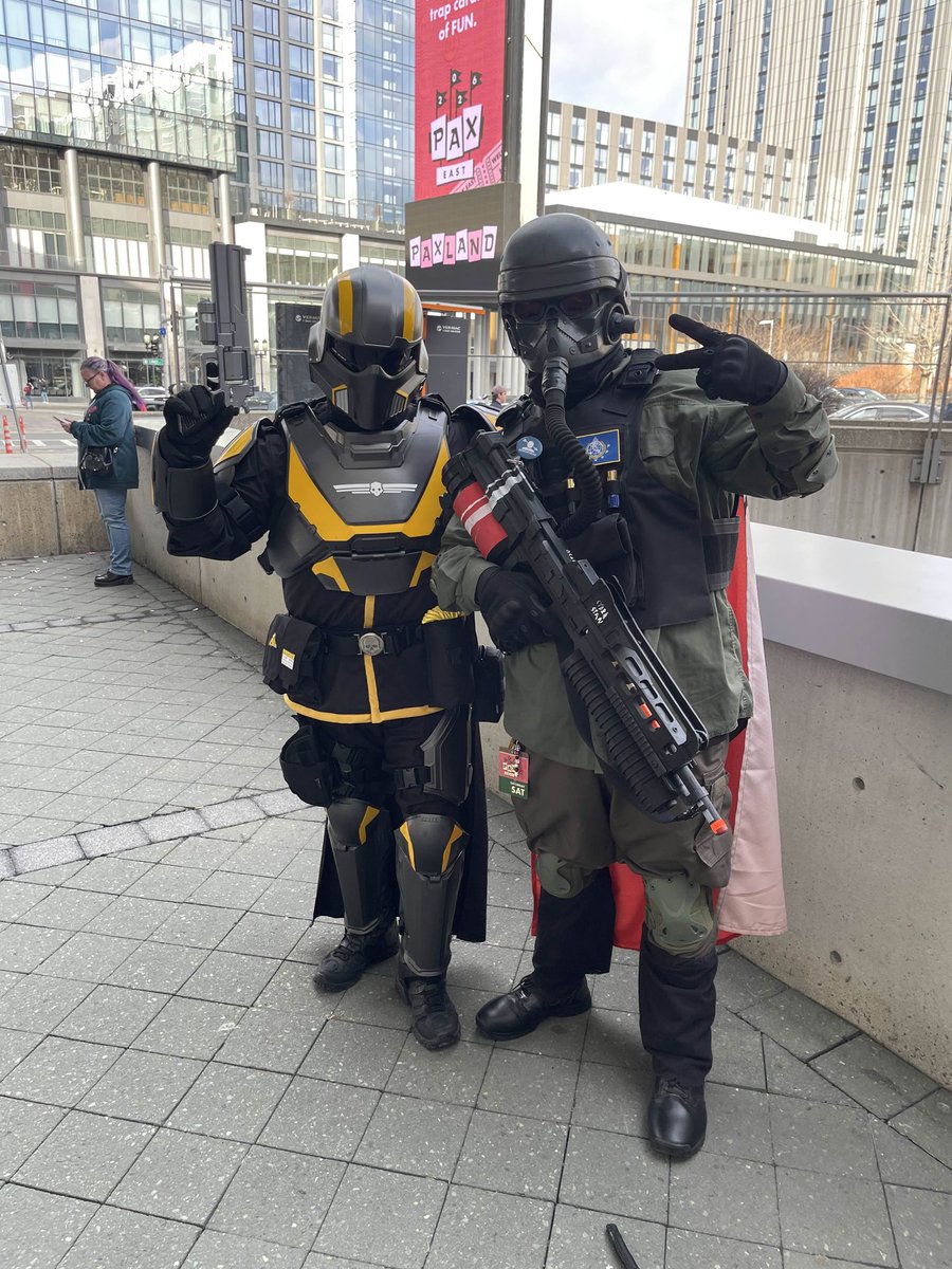 GermanRussianBo's tweet photo. @helldivers2 Don’t possessed the regular role on the discord server. So I’ll be putting it here hopefully I get in. Probably representing the Helghast volunteers in Super Boston at Pax East 2026 https://t.co/HhQPBubnRG