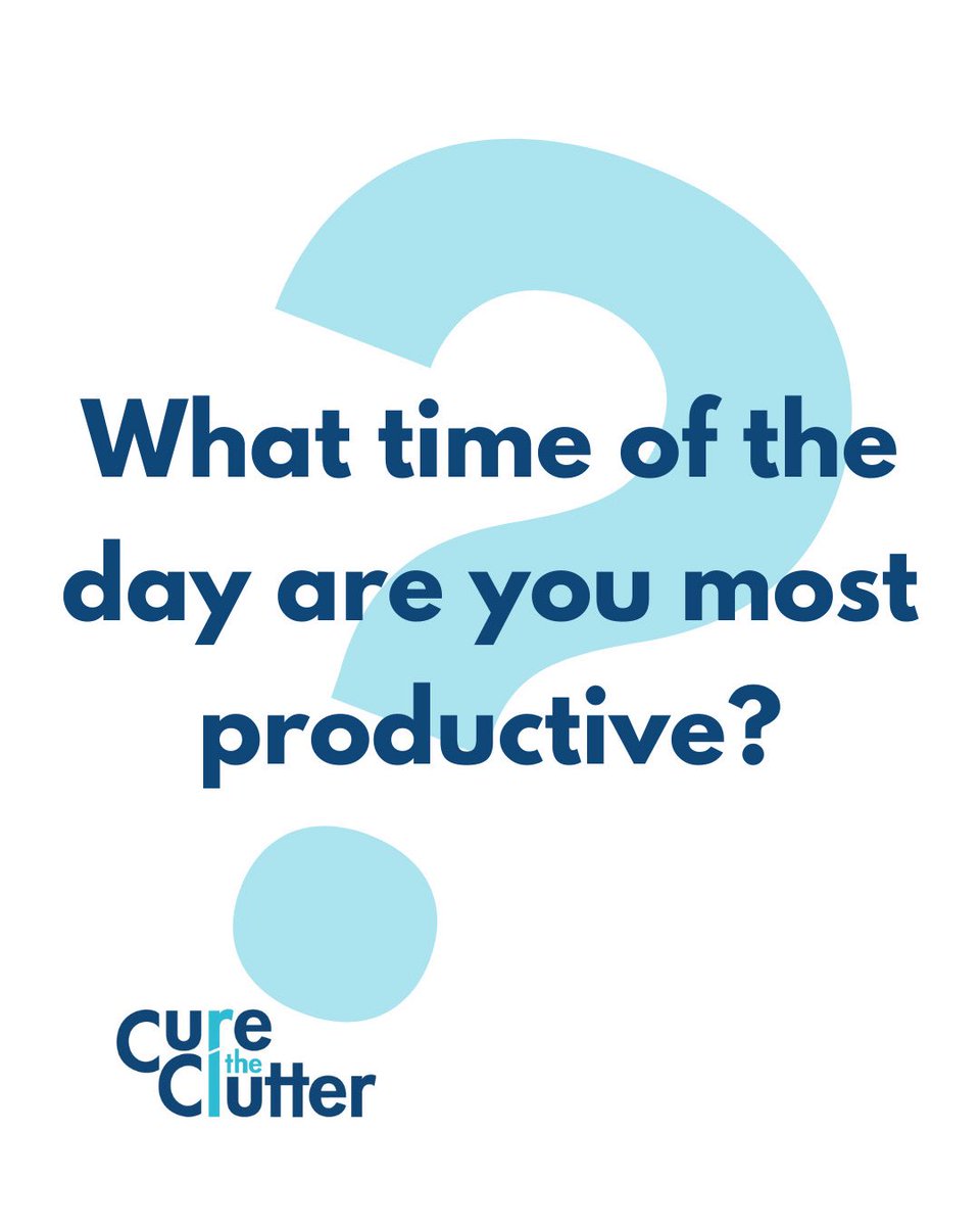 When do you get your best work done? ⏰

Are you an early bird who thrives before the world wakes up…
or a night owl who hits their stride after dark?