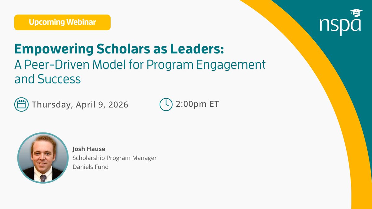 National Scholarship Providers Association tweet media