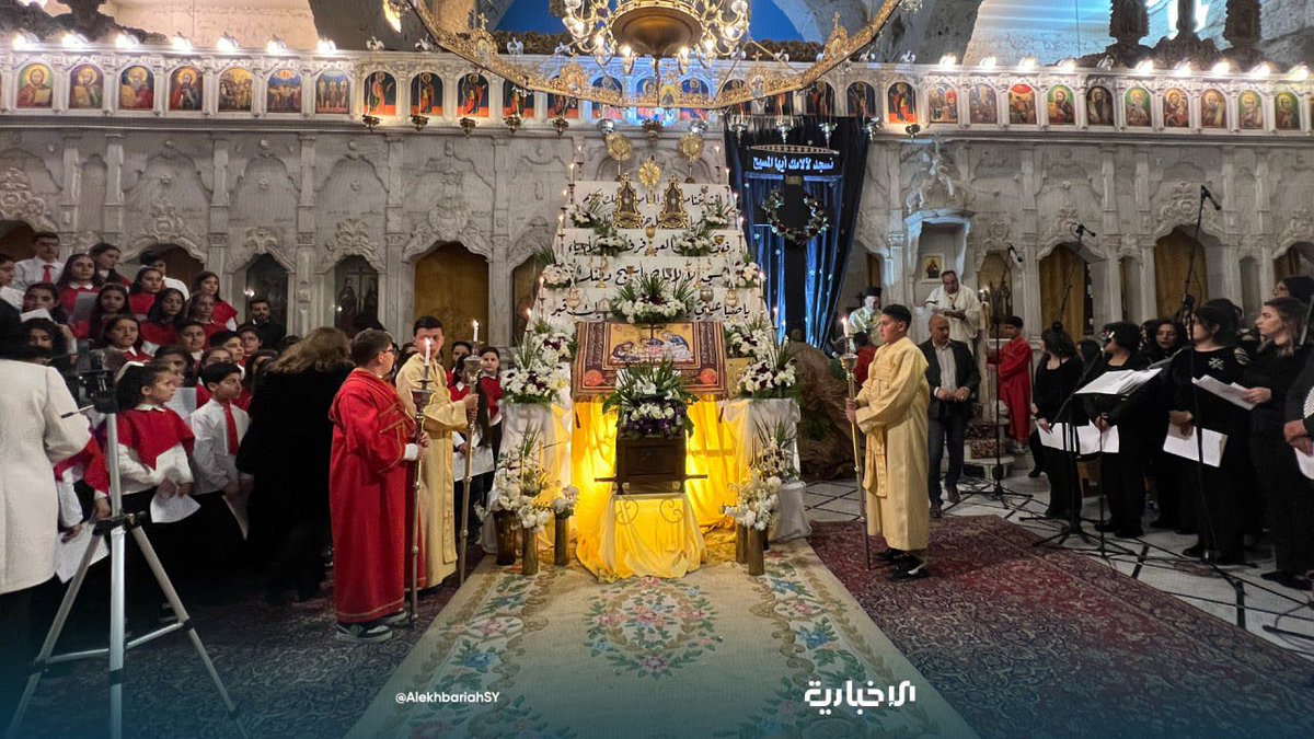 QalaatAlMudiq's tweet image. #Syria: "Good Friday" mass held today in Yabrud (N. #Damascus).