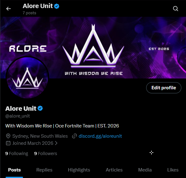 Alore Unit tweet media