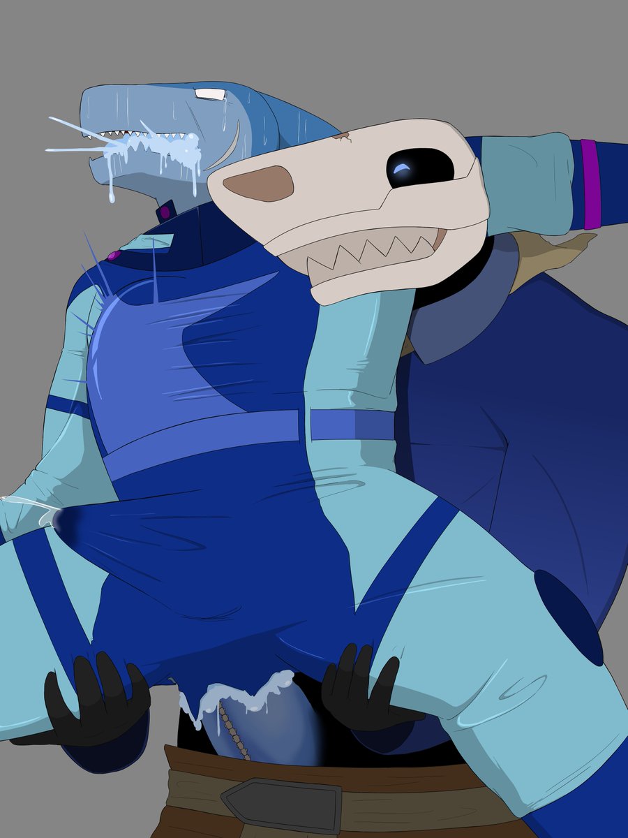 "That quite a cool new suit you got there, hope you dont mind me ripping out the bottom part a little bit, just so thing could be easier for both of us.
Wow, look at that, you belly is bulging, quite a sight dont you think.
Dont pass out just yet, there's still more in me."