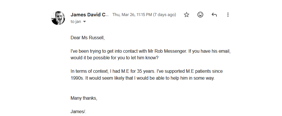 🔍 James David Chapman tweet media