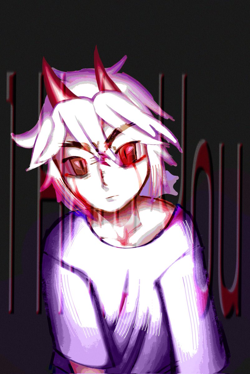 _visitor_1's tweet photo. Here's your weekly dose of sethos angst art with a baby itto bonus 

One took like 11 fucking hours and one took only an hour 💔 guess which is which  #GenshinImpact #itto #sethos https://t.co/Oaqh5eUSjs