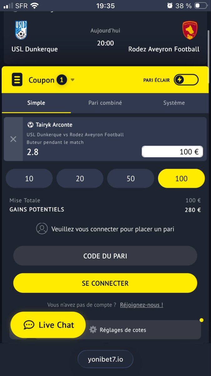 NOI7PRONOS's tweet photo. Nouveau cadeau 🎁 

#TeamParieur #Football #Ligue2 #Multi #USLDRAF https://t.co/66snrOz0Bh