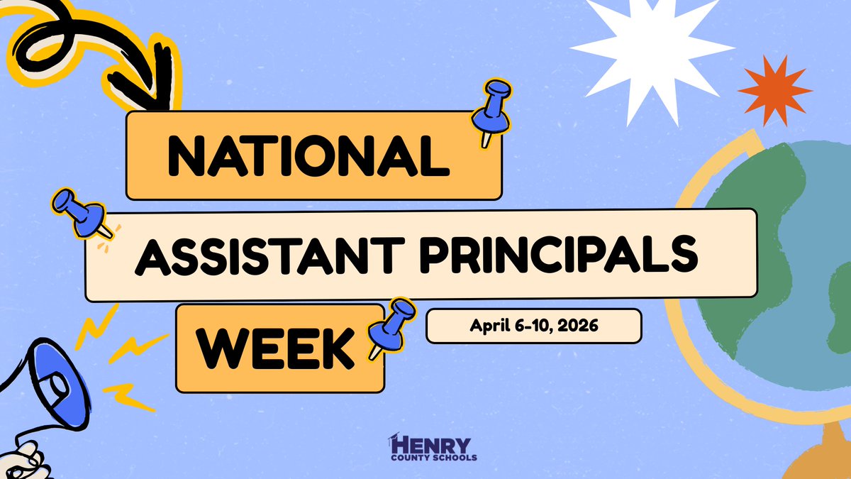 HenryCountyBOE's tweet image. Spring Break coincided with National Assistant Principals Week, so this week HCS celebrates these incredible leaders who help our schools thrive each day. We proudly thank our dedicated assistant principals for their commitment to supporting students, empowering teachers, and