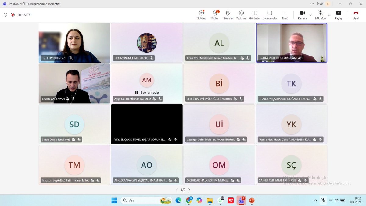 Trabzon MEM YEĞİTEK Şubesi tweet media