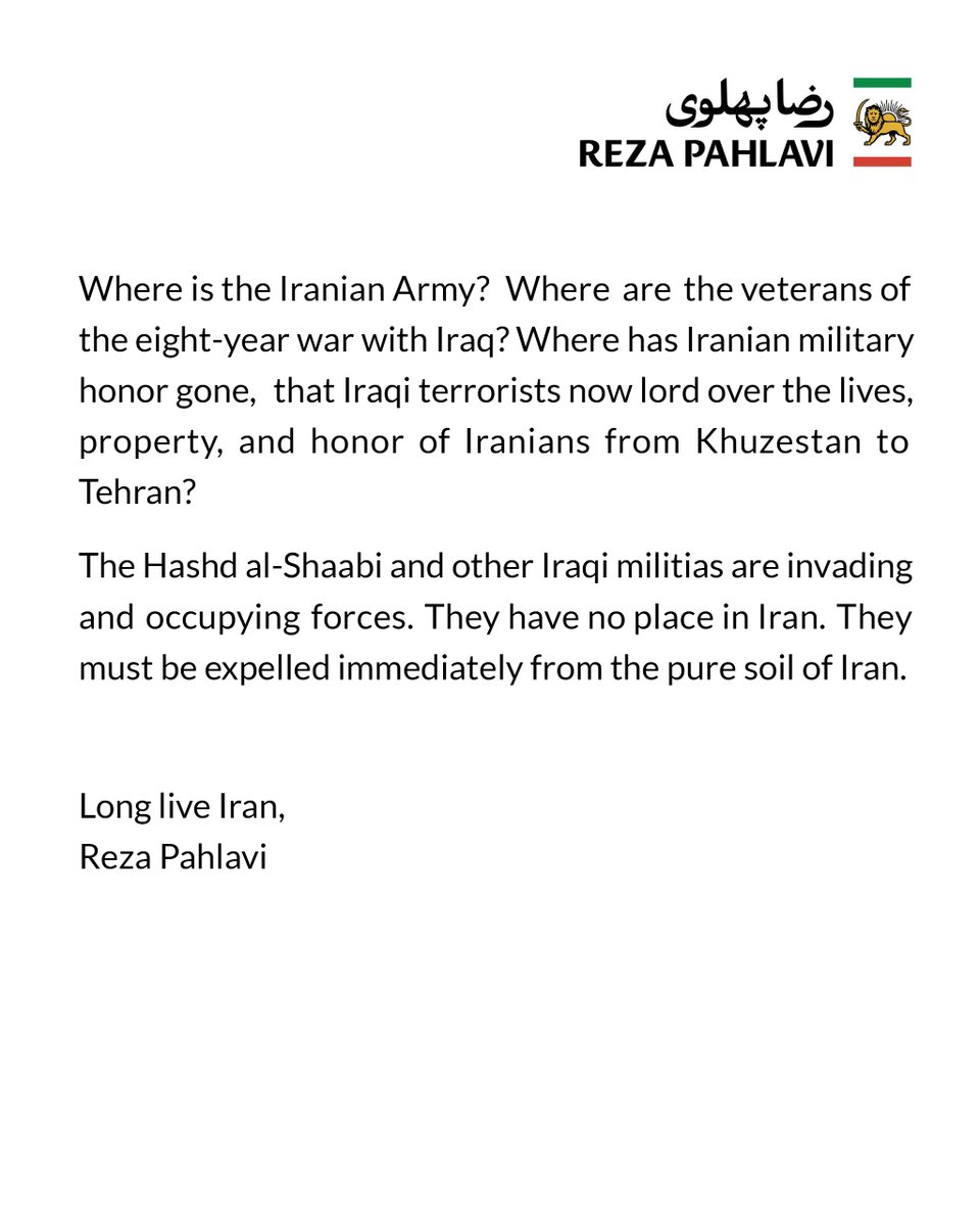 Reza Pahlavi tweet media