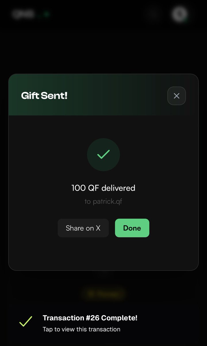 dotqfns's tweet photo. @ShaiHulud_Eater @theqfnetwork Gift Sent. https://t.co/6tm1bpowUe