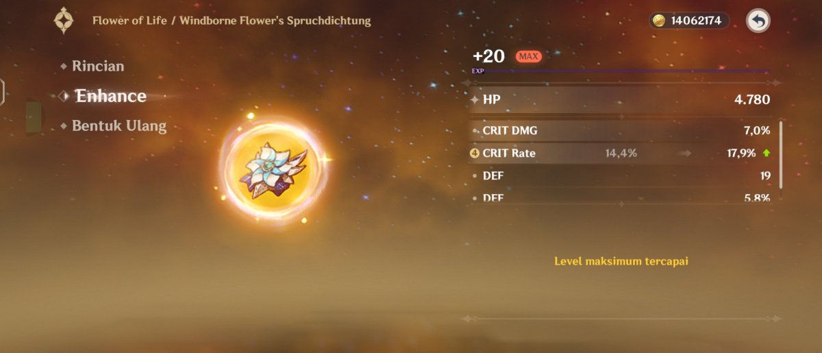 Me too but crit rate and original server