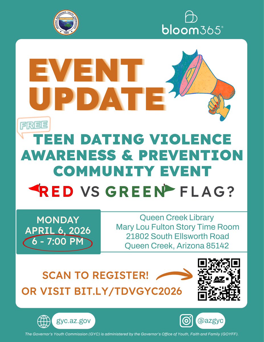 Arizona Governor's Office of Youth, Faith & Family tweet media